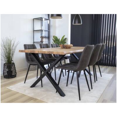 Middelfart Eetkamerstoel - grijs - set van 2 - House Nordic
