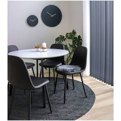 Stockholm Eetkamerstoel - zwart - set van 2