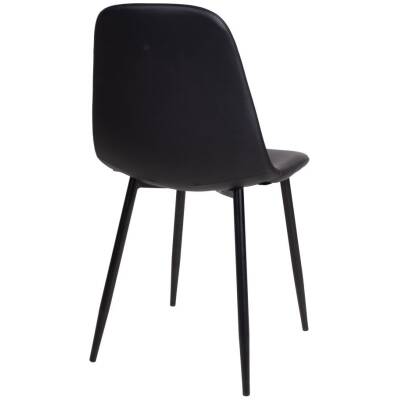 Stockholm Eetkamerstoel - zwart - set van 2