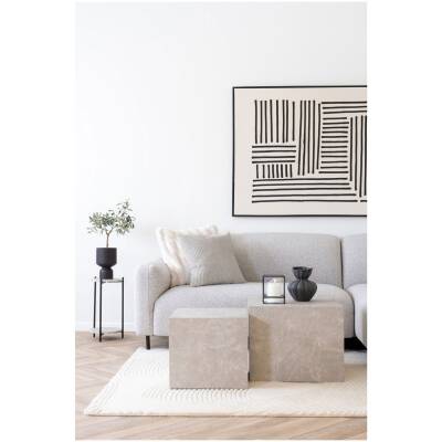 House Nordic salontafelset - marmerlook - set van 2