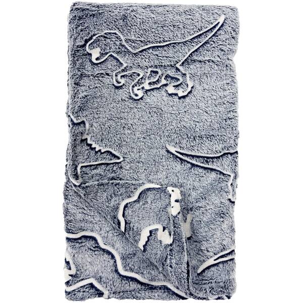 Woondecoratie 18 Textino - Dino - geeft licht in het donker - 100x150cm