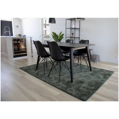 Oslo Eetkamerstoel - zwart - Set van 2