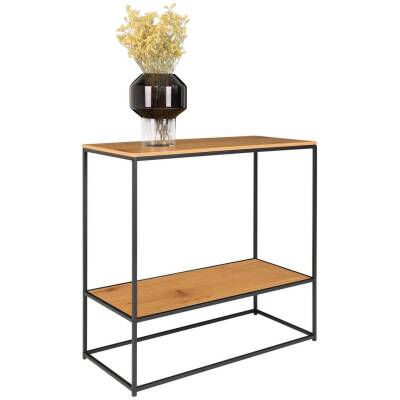 Vita Consoletafel - zwart - 80x36x80cm