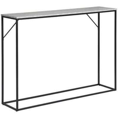 Vita Consoletafel - zwart - 110x26x80cm