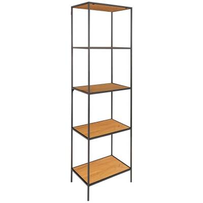 Vita boekenkast - 51x36x170cm