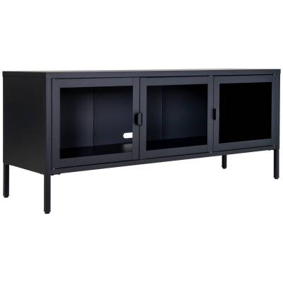 Brisbane TV-meubel - Zwart - 130x40x55 cm