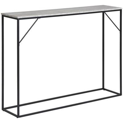 Vita Consoletafel - zwart - 110x26x80cm
