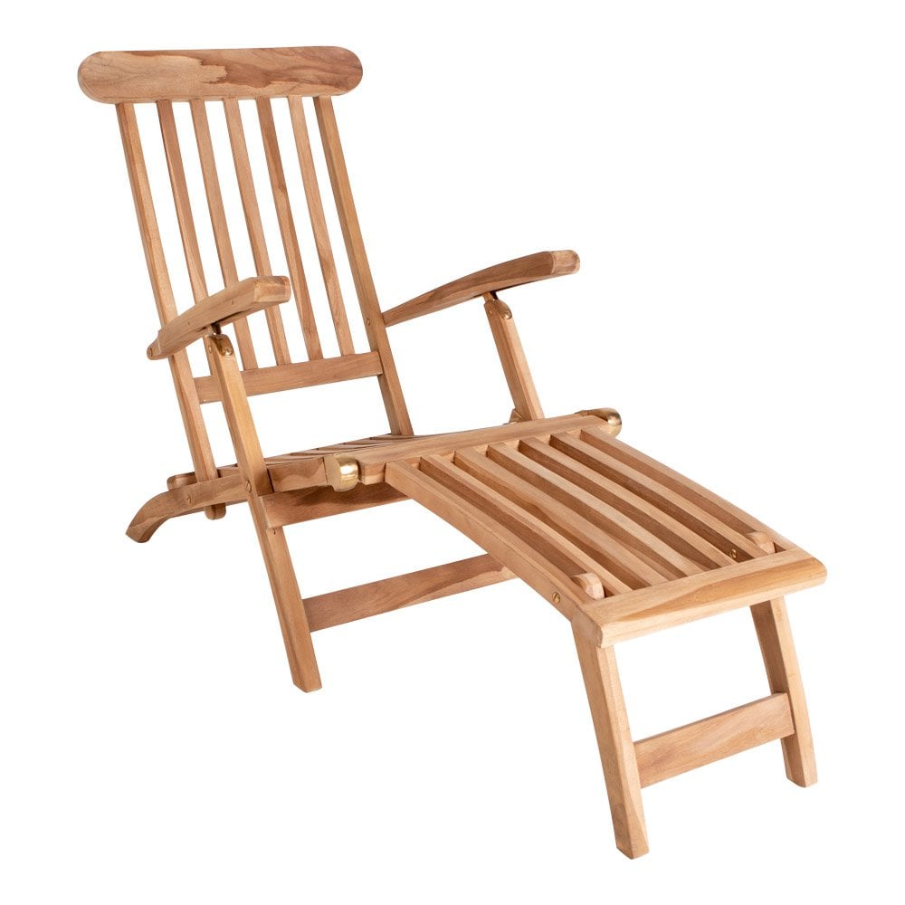 Arrecife Teakhouten ligstoel - 150x60x95 cm 1 Arrecife Teakhouten ligstoel - 150x60x95 cm