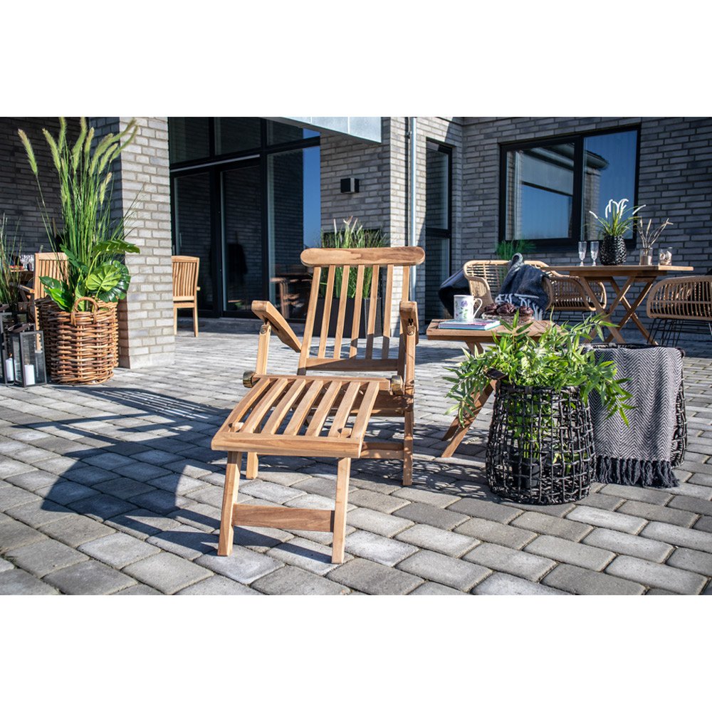 Arrecife Teakhouten ligstoel - 150x60x95 cm 2 Arrecife Teakhouten ligstoel - 150x60x95 cm