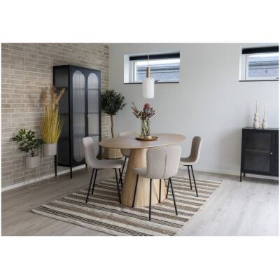 Halden Eetkamerstoel - beige - set van 2