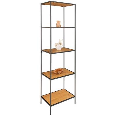 Vita boekenkast - 51x36x170cm