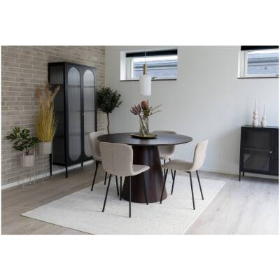 Halden Eetkamerstoel - beige - set van 2