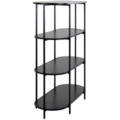 Vita boekenkast - Zwart - 85x36x111 cm