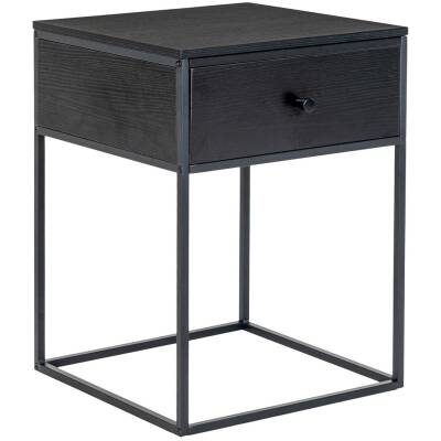 Vita Bijzettafel/kastje - zwart - 40x40x55cm