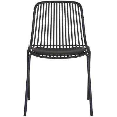 Branson tuinstoel - Zwart - set van 4
