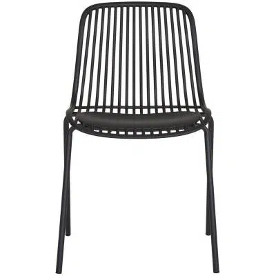 Branson tuinstoel - Zwart - set van 4