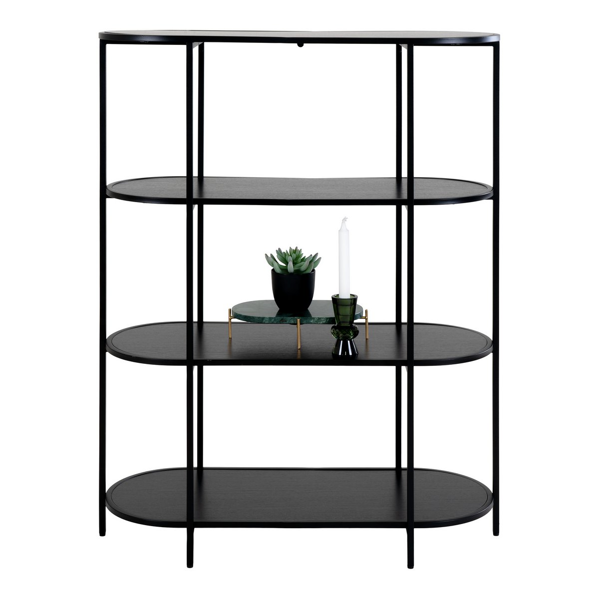 Vita boekenkast - Zwart - 85x36x111 cm 1 Vita boekenkast - Zwart - 85x36x111 cm
