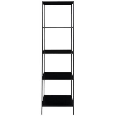 Vita boekenkast - zwart - 51x36x170cm