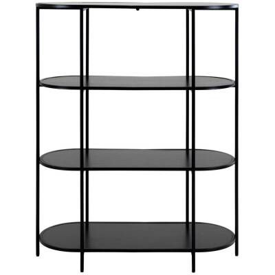 Vita boekenkast - Zwart - 85x36x111 cm