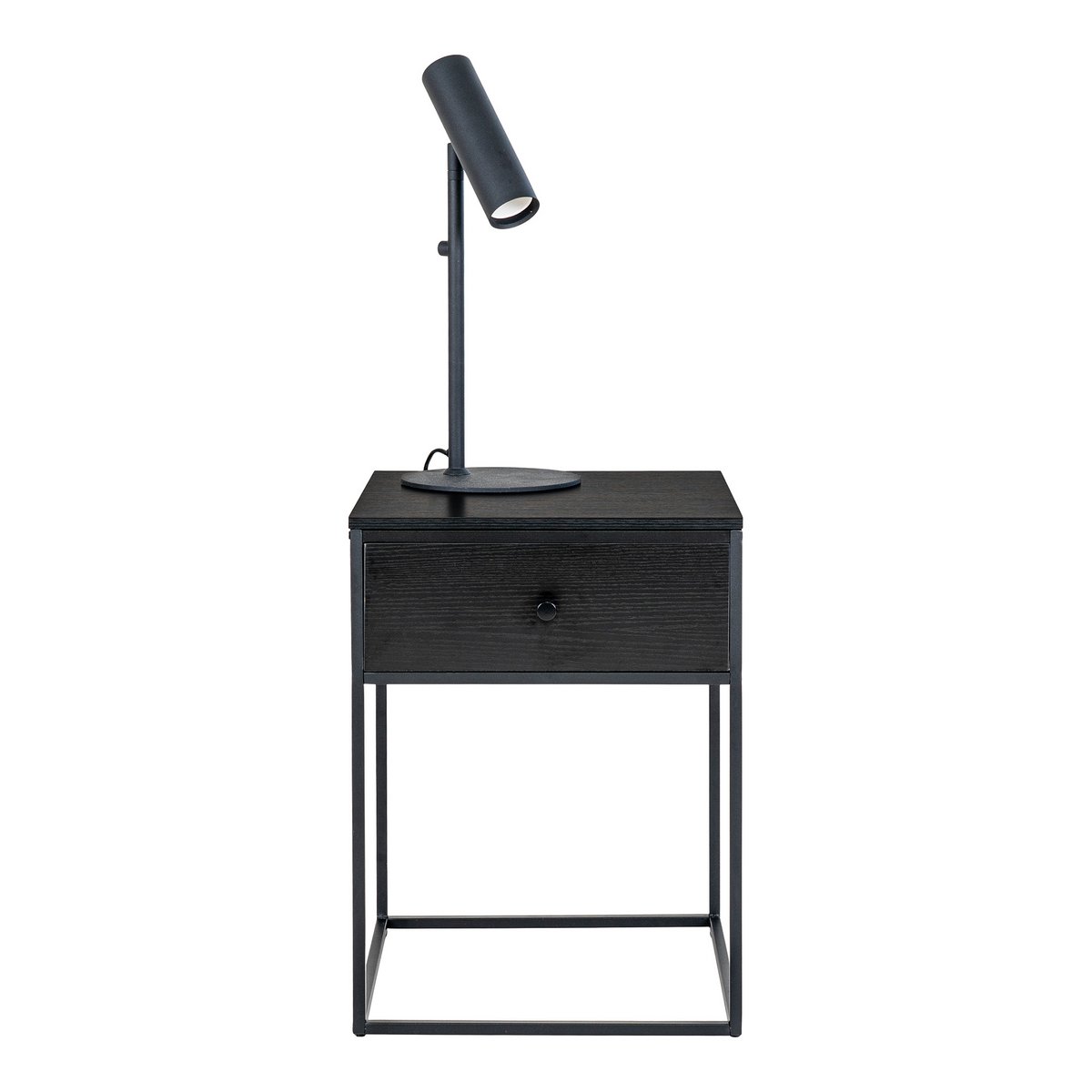 Vita Bijzettafel/kastje - zwart - 40x40x55cm 3 Vita Bijzettafel/kastje - zwart - 40x40x55cm