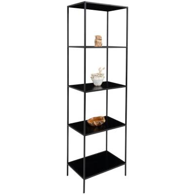Vita boekenkast - zwart - 51x36x170cm