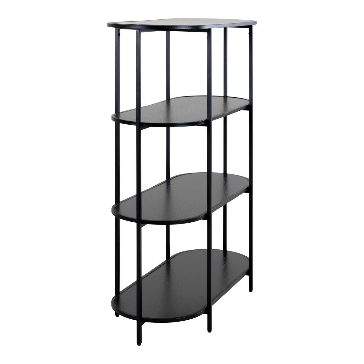 Vita boekenkast - Zwart - 85x36x111 cm 3 Vita boekenkast - Zwart - 85x36x111 cm