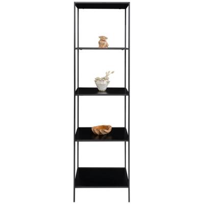 Vita boekenkast - zwart - 51x36x170cm