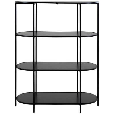 Vita boekenkast - Zwart - 85x36x111 cm
