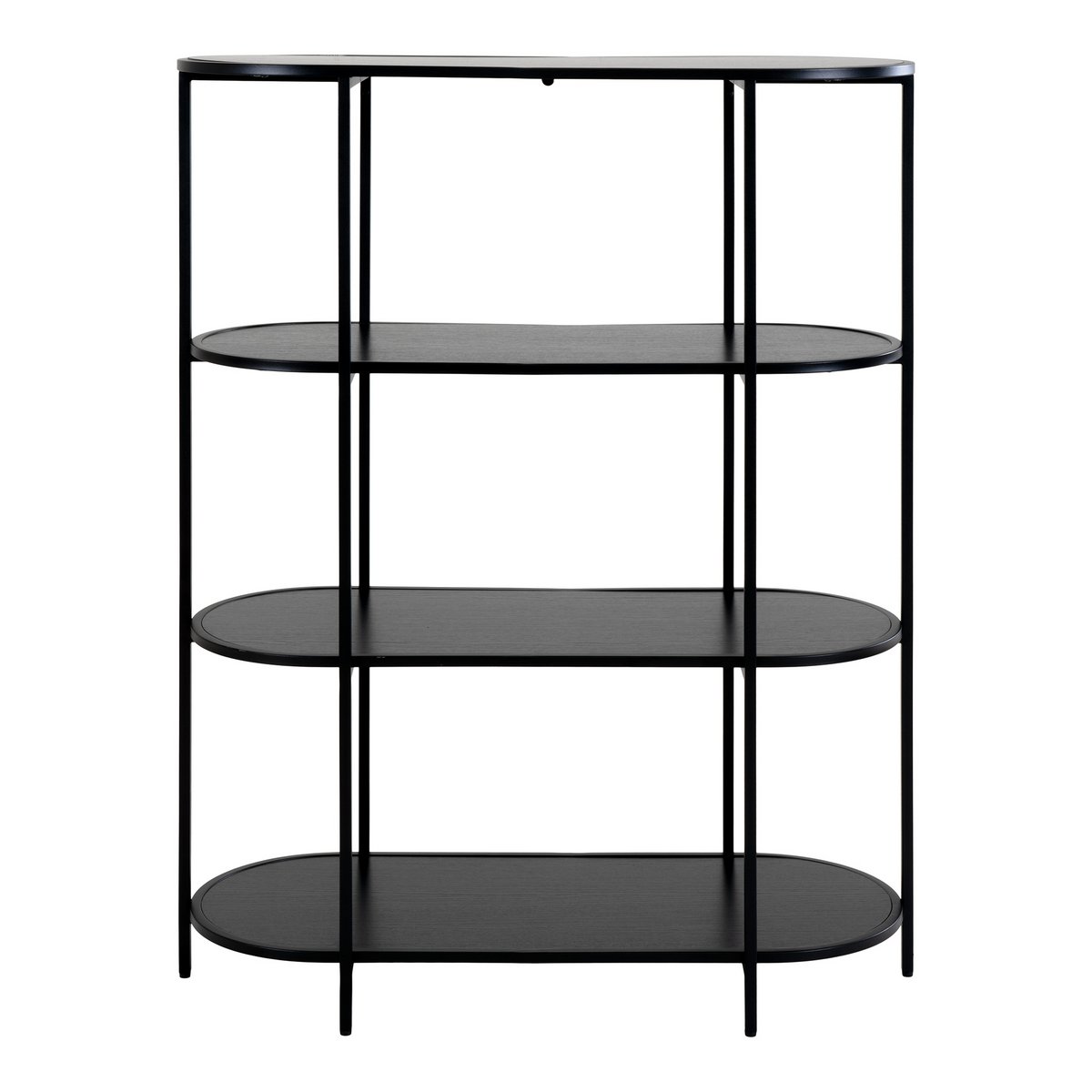 Vita boekenkast - Zwart - 85x36x111 cm 4 Vita boekenkast - Zwart - 85x36x111 cm