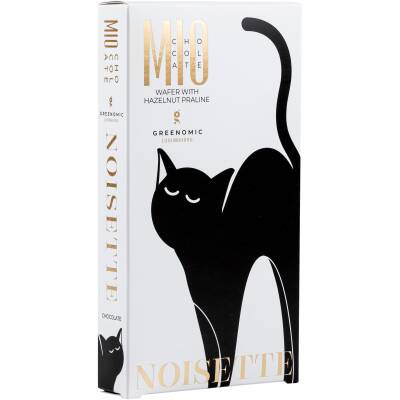 Greenomic Mio Chocolate Hazelnoot Praliné - 100gr