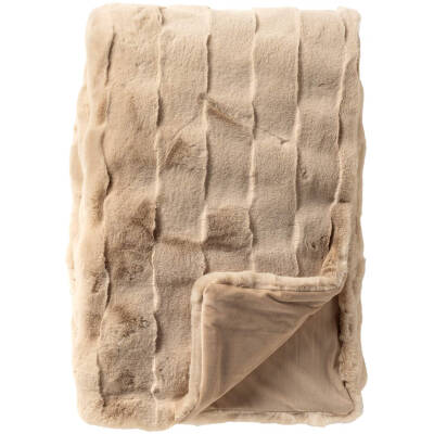 Dutch Decor - FERRON - imitatiebont - beige - 130x160cm