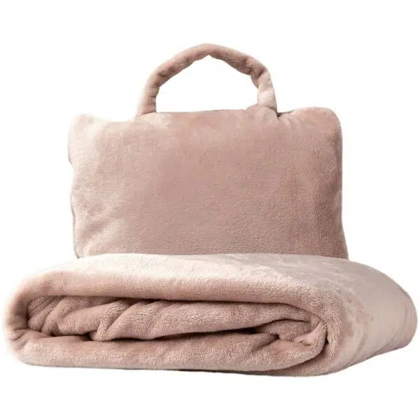 Dutch Decor Tessa - Plaid voor onderweg - Roze