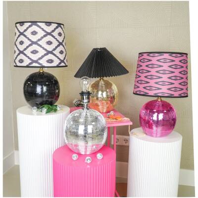 Lamp - discobal - Zwart