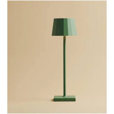 Wouter groen oplaadbare tafellamp - tot 120 uur