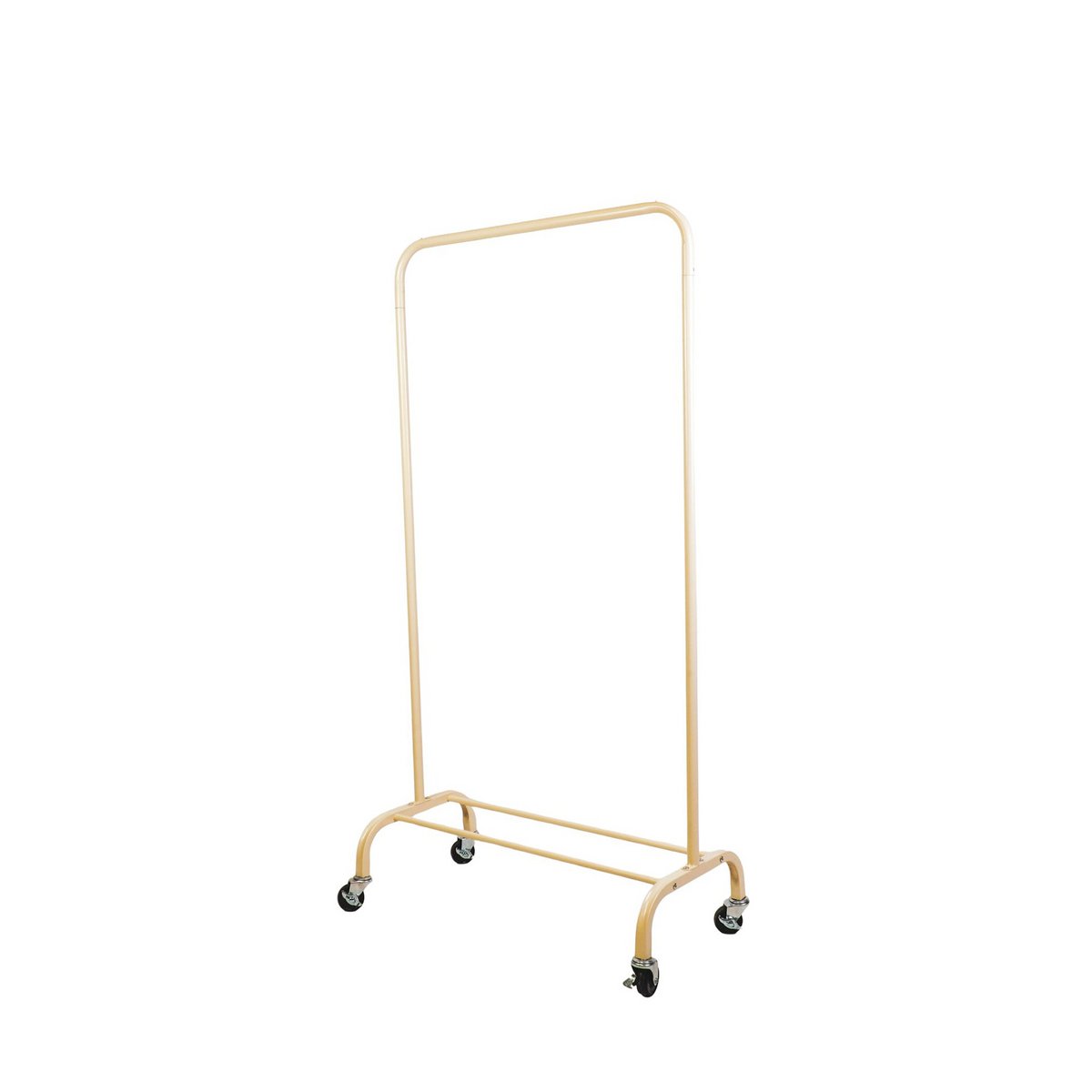 Kledingrek - Metaal - Zand - 80x40x155cm 1 Kledingrek - Metaal - Zand - 80x40x155cm
