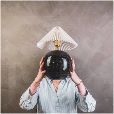 Lamp - discobal - Zwart