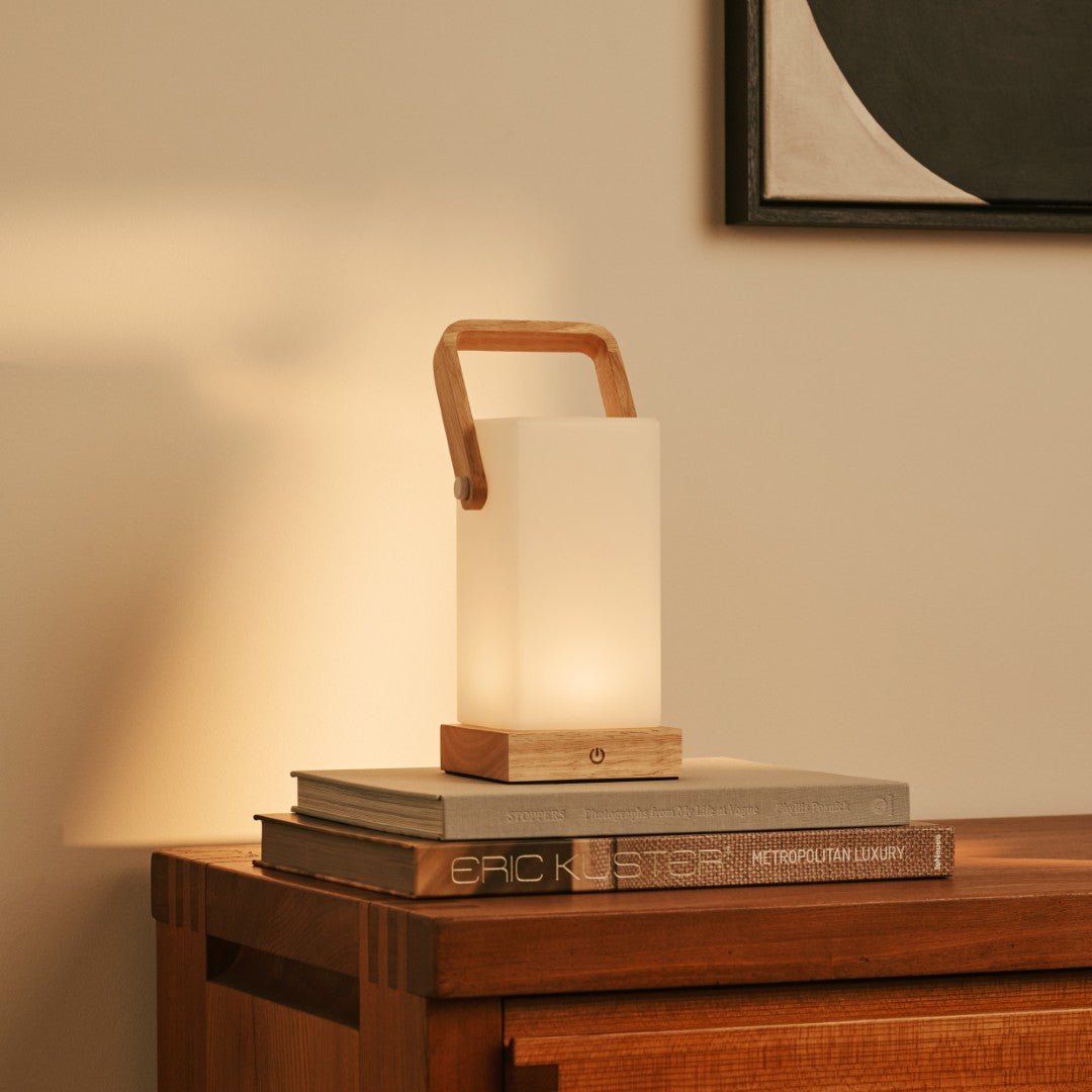 Tavellio - Harper lichtbruine houten lamp 11 Tavellio - Harper - Lichtbruine houten lamp