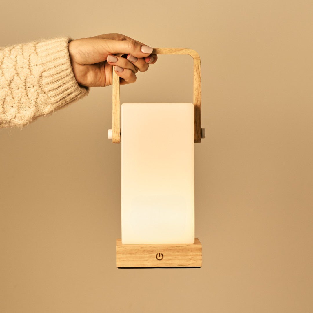 Tavellio - Harper lichtbruine houten lamp 15 Tavellio - Harper - Lichtbruine houten lamp