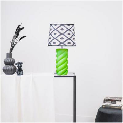 Tafellamp - Keramiek - Neon Groen