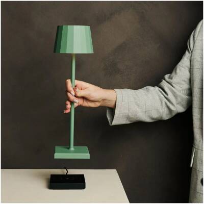 Wouter groen oplaadbare tafellamp - tot 120 uur