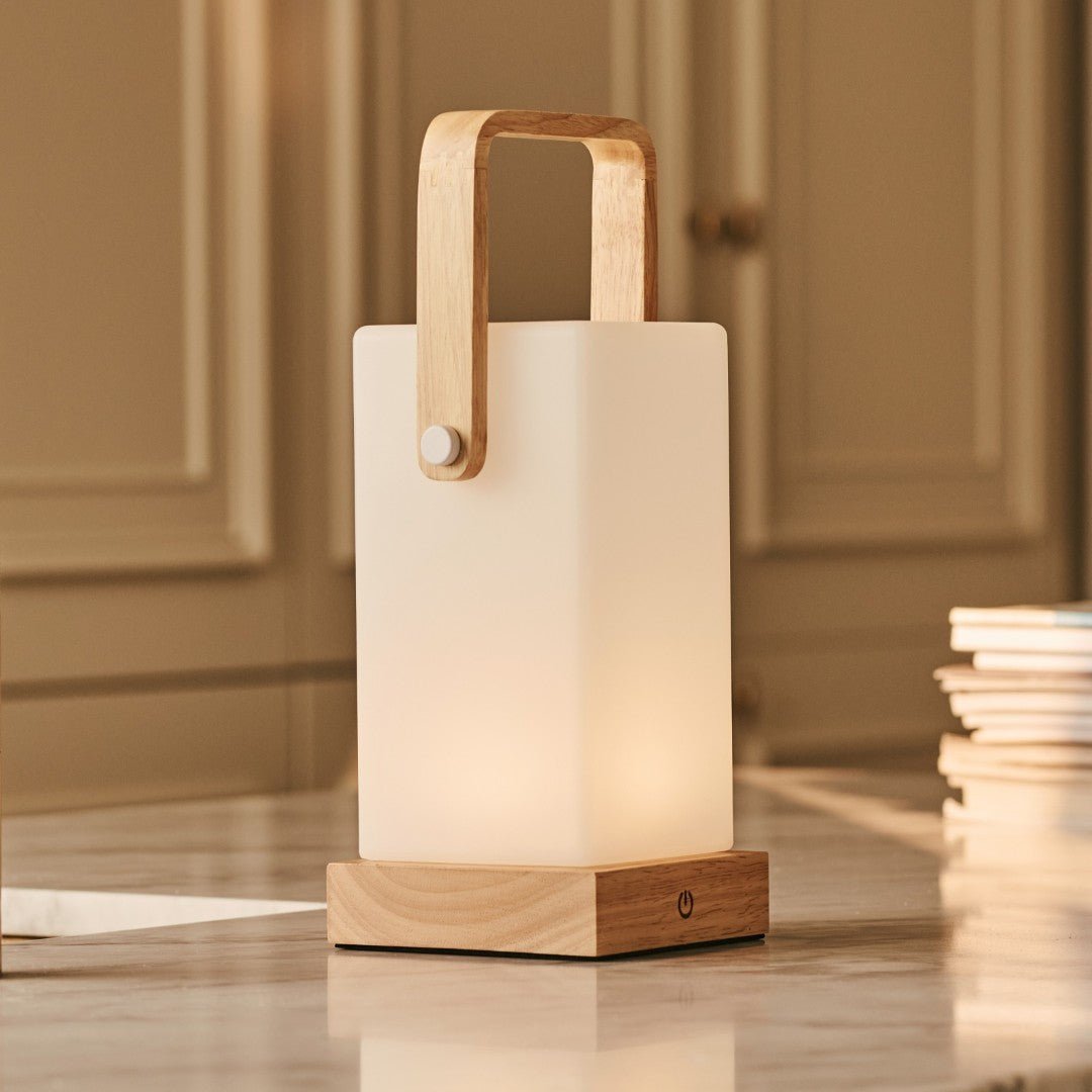 Tavellio - Harper lichtbruine houten lamp 9 Tavellio - Harper - Lichtbruine houten lamp