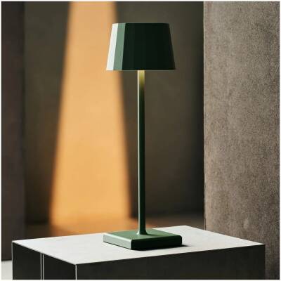 Wouter groen oplaadbare tafellamp - tot 120 uur