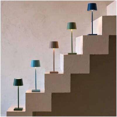 Wouter groen oplaadbare tafellamp - tot 120 uur