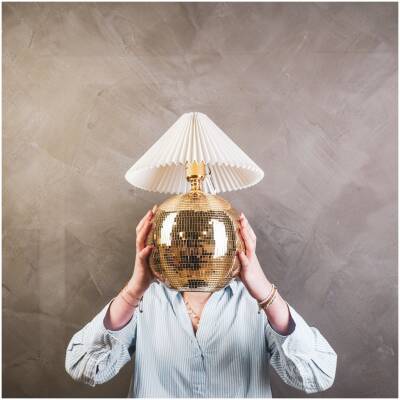Lamp - discobal - Goud
