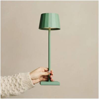 Wouter groen oplaadbare tafellamp - tot 120 uur
