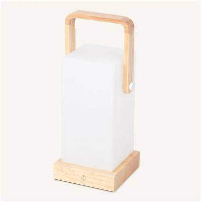 Tavellio - Harper - Lichtbruine houten lamp