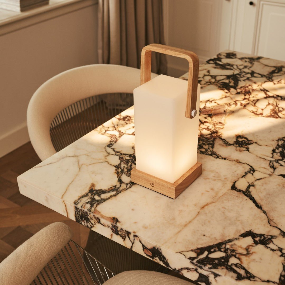 Tavellio - Harper lichtbruine houten lamp 12 Tavellio - Harper - Lichtbruine houten lamp