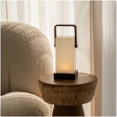 Harper Donkerbruine Houten Lamp – tot 80 uur - Tavellio