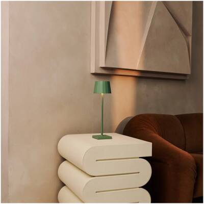 Wouter groen oplaadbare tafellamp - tot 120 uur
