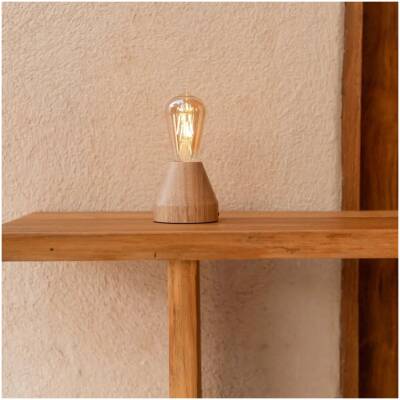 Zavi Lichtbruine Tafellamp - oplaadbaar tot 80 uur